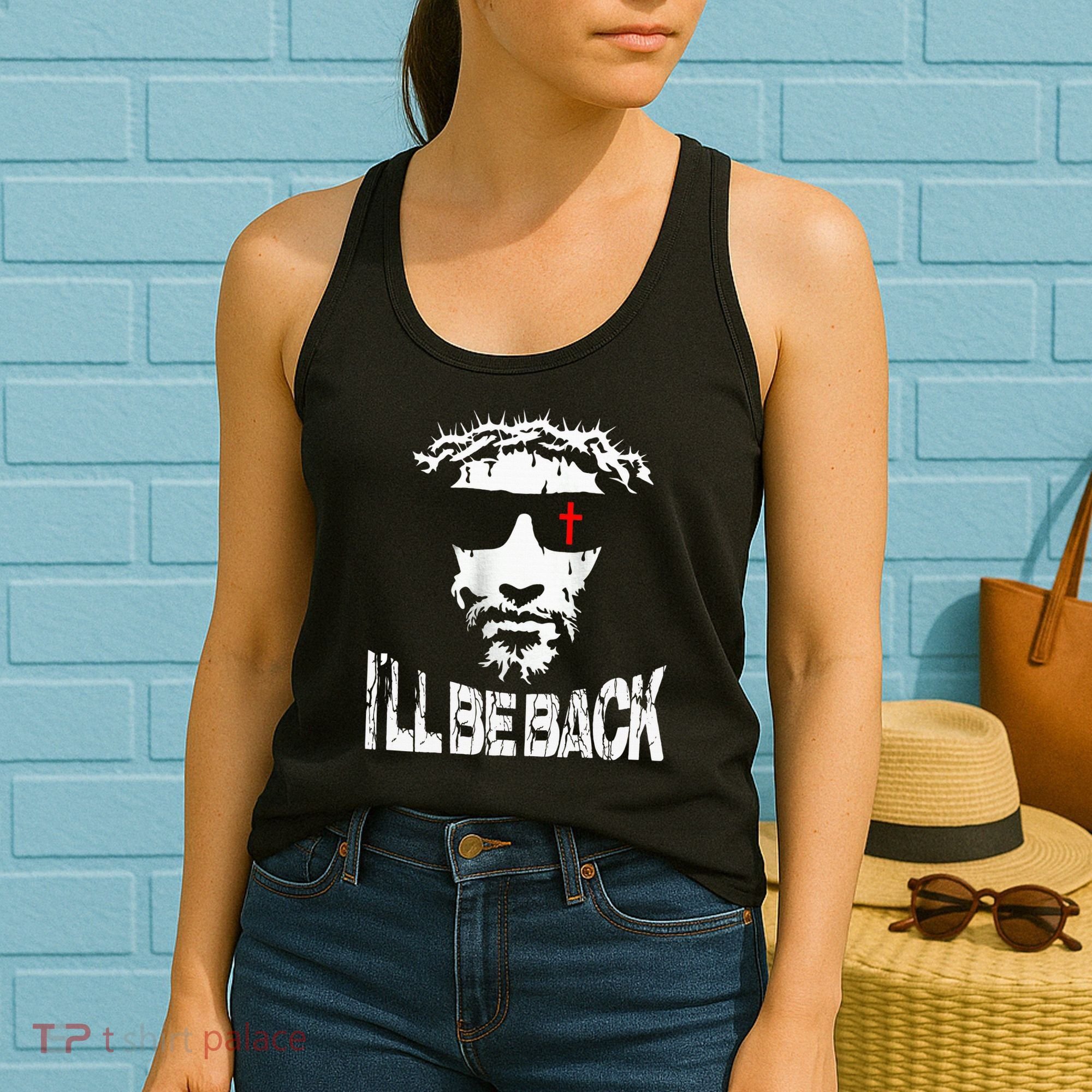 I'll Be Back Jesus Christ Women's Tank Top