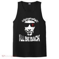 I'll Be Back Jesus Christ PosiCharge Competitor Tank thumb 0