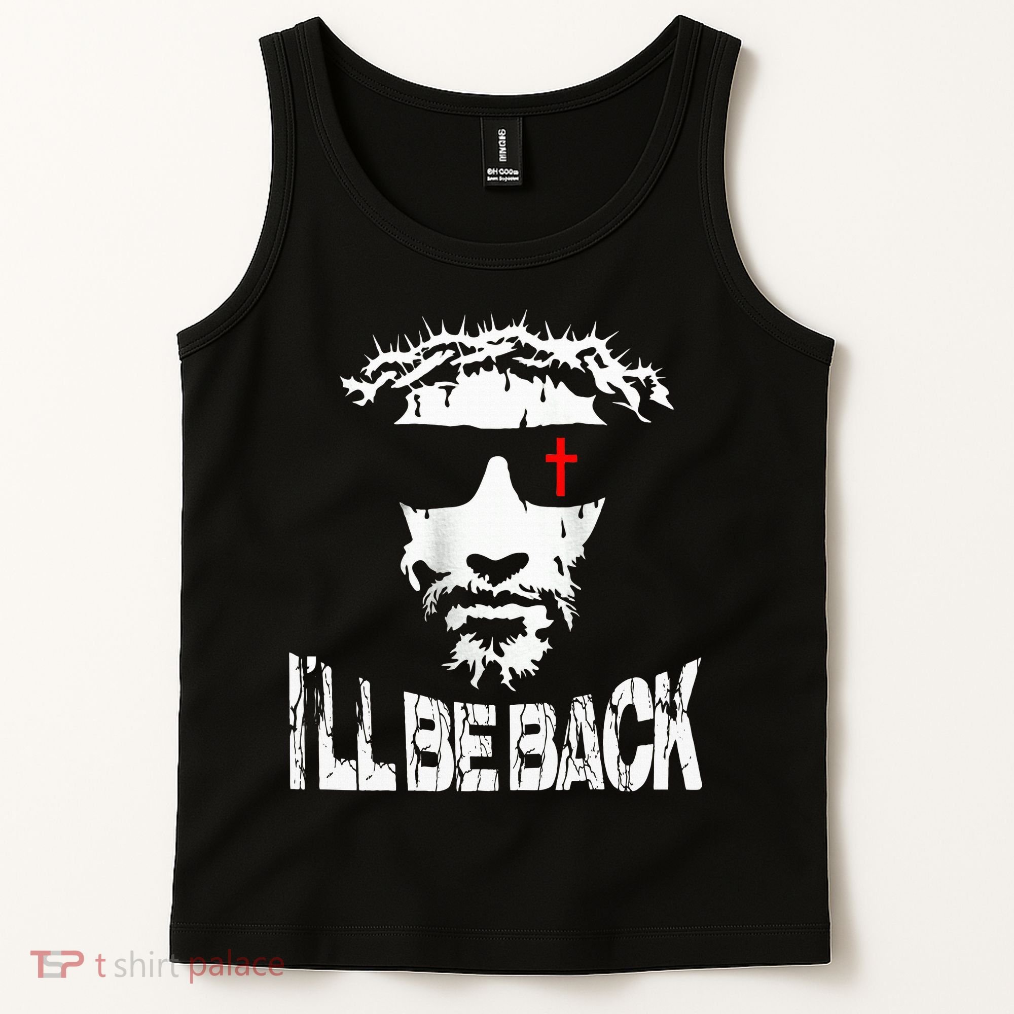 I'll Be Back Jesus Christ Tank Top