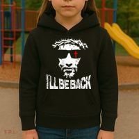 I'll Be Back Jesus Christ Kids Hoodie thumb 3