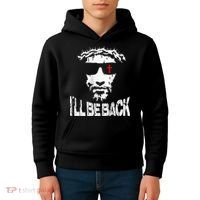 I'll Be Back Jesus Christ Kids Hoodie thumb 4