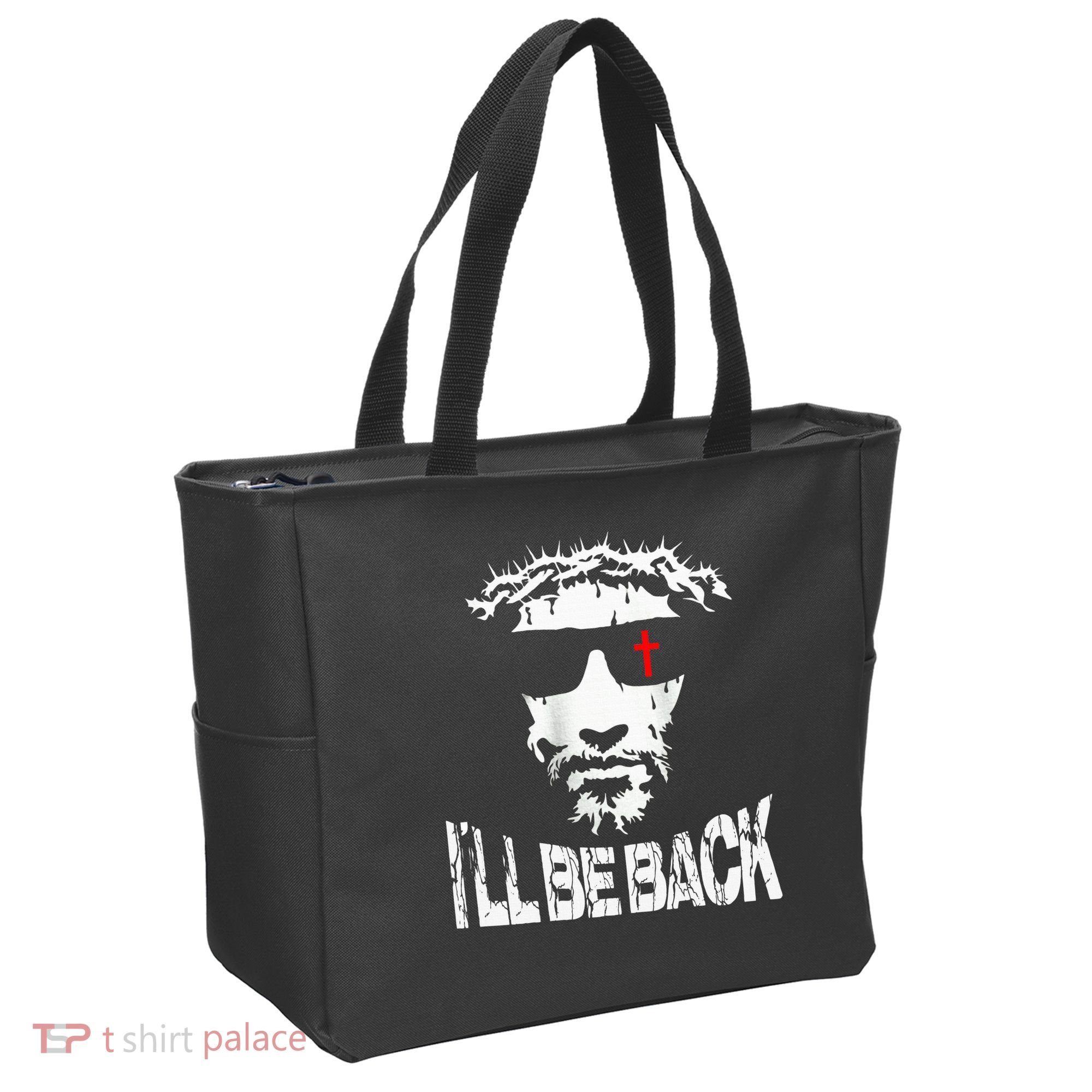 I'll Be Back Jesus Christ Tote Bag