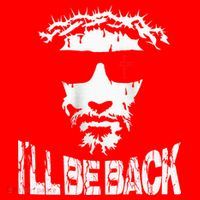 I'll Be Back Jesus Christ Santa Hat thumb 1