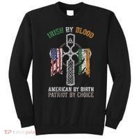 Irish By Blood American By Birth Patriot By Choice Sweatshirt thumb 0