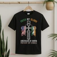Irish By Blood American By Birth Patriot By Choice T-Shirt thumb 2