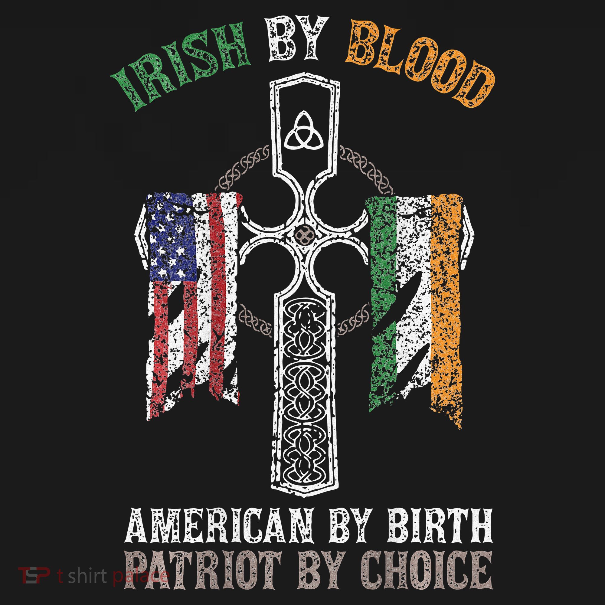 Irish By Blood American By Birth Patriot By Choice Women's Hoodie