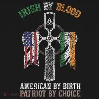 Irish By Blood American By Birth Patriot By Choice Tank Top thumb 6