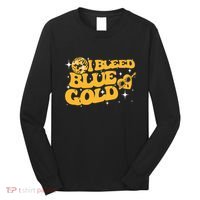 I Bleed Blue & Golds Back To School Game Sport Spirit Long Sleeve Shirt thumb 0