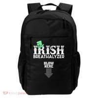 Irish Breathalyzer Blow Here St Patrick's Day Backpack thumb 0