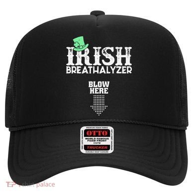 Irish Breathalyzer Blow Here St Patrick's Day Hat