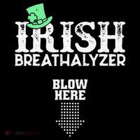 Irish Breathalyzer Blow Here St Patrick's Day Visor thumb 3