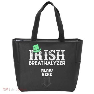 Irish Breathalyzer Blow Here St Patrick's Day Tote Bag