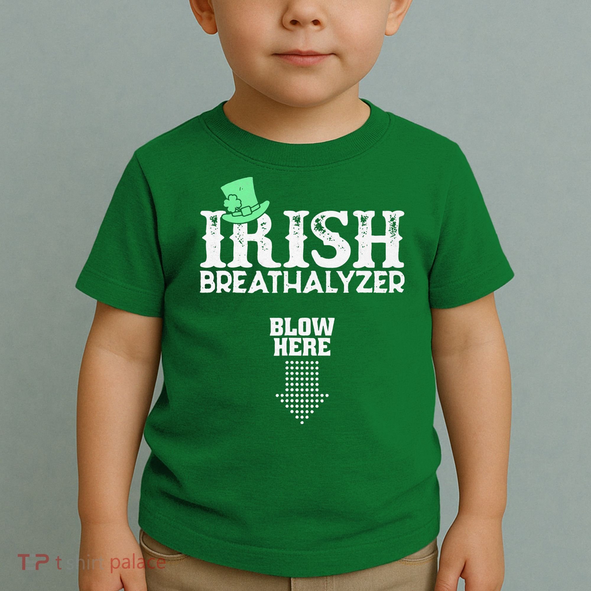 Irish Breathalyzer Blow Here St Patrick's Day Toddler T-Shirt