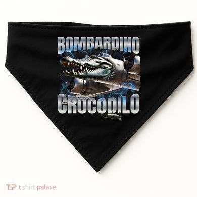 Italian Brainrot Bombardino Crocodilo USA-Made Doggie Bandana