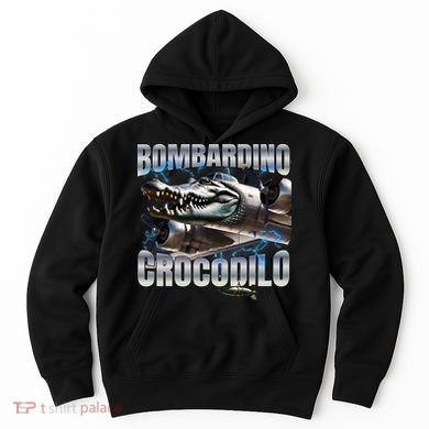 Italian Brainrot Bombardino Crocodilo Hoodie