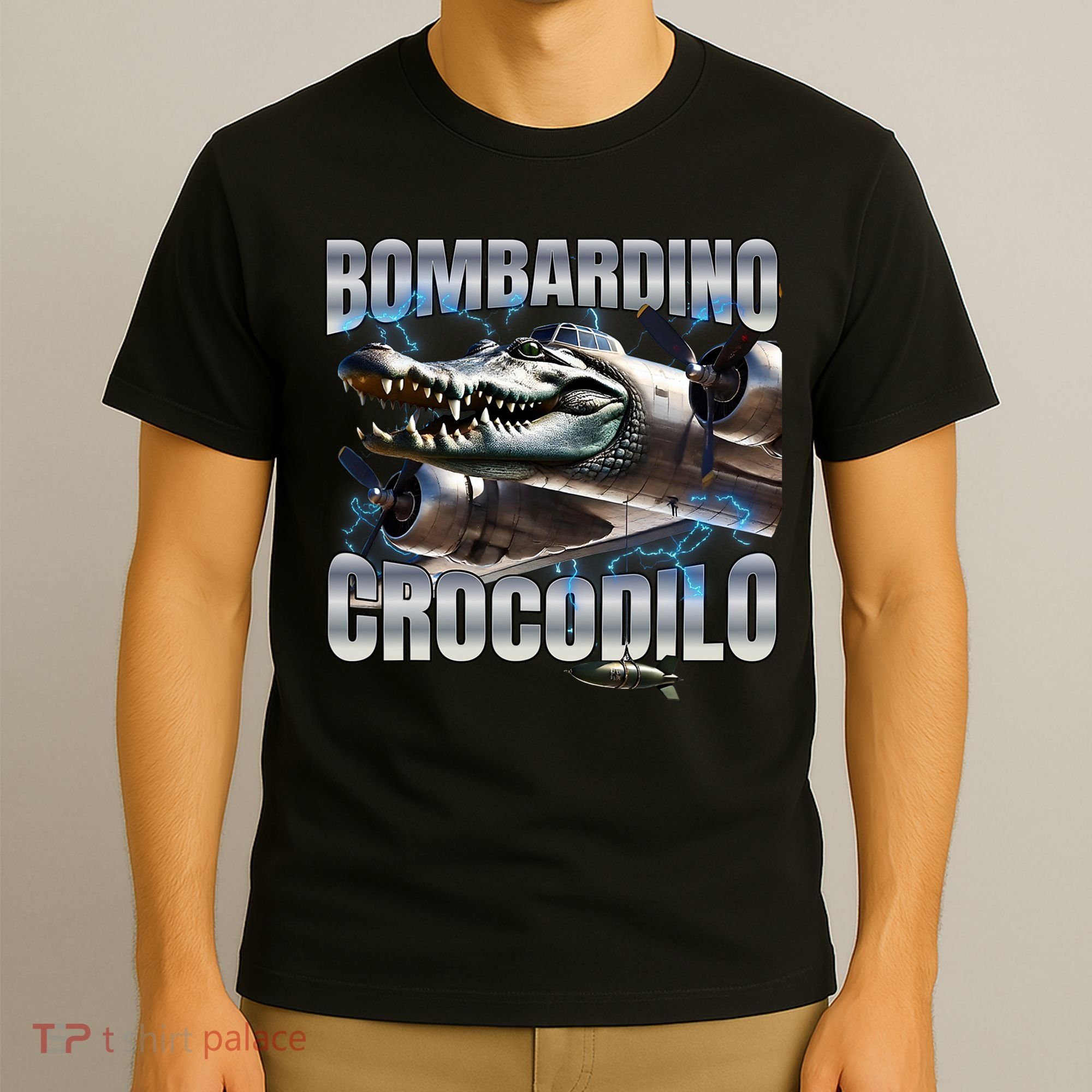 Italian Brainrot Bombardino Crocodilo T-Shirt
