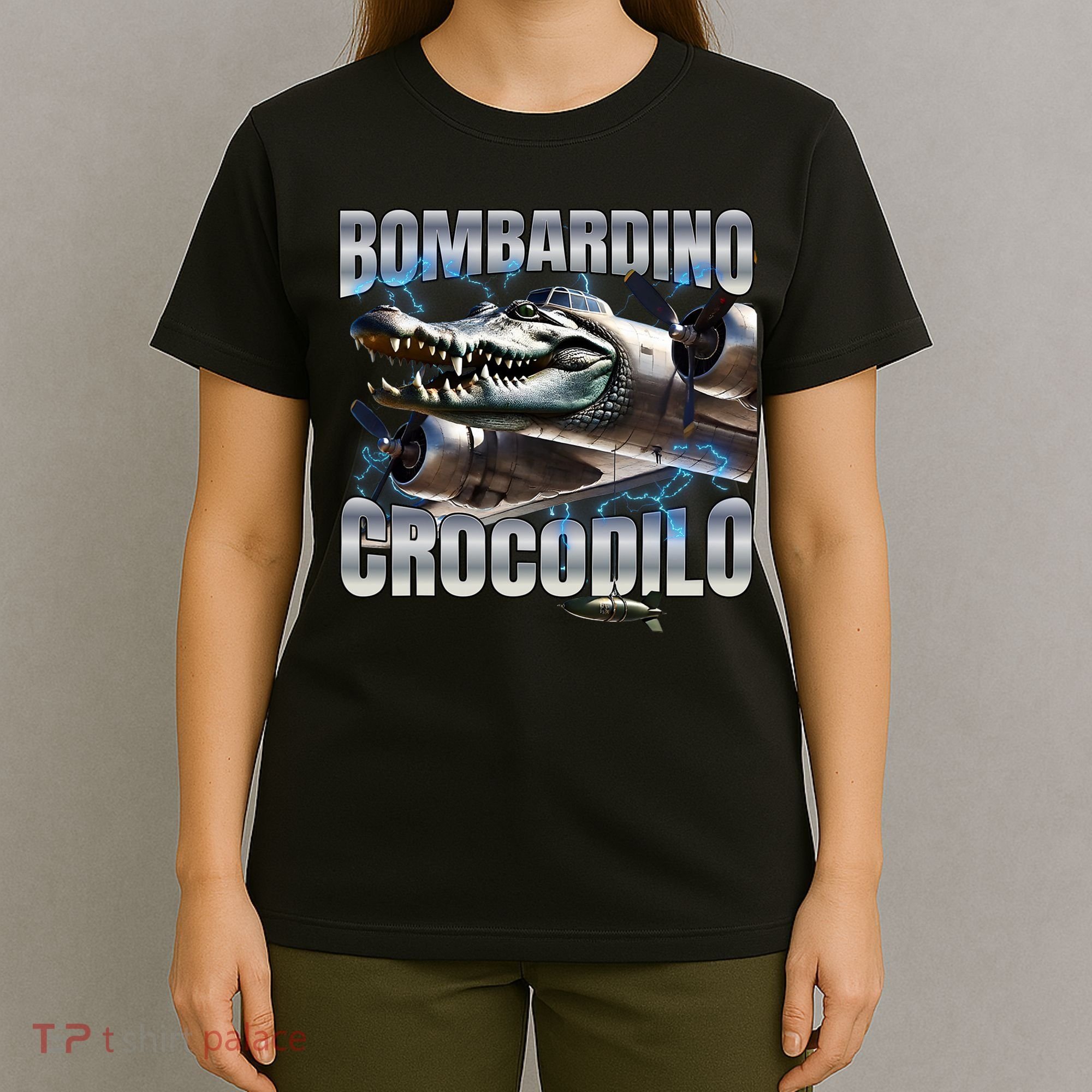 Italian Brainrot Bombardino Crocodilo T-Shirt