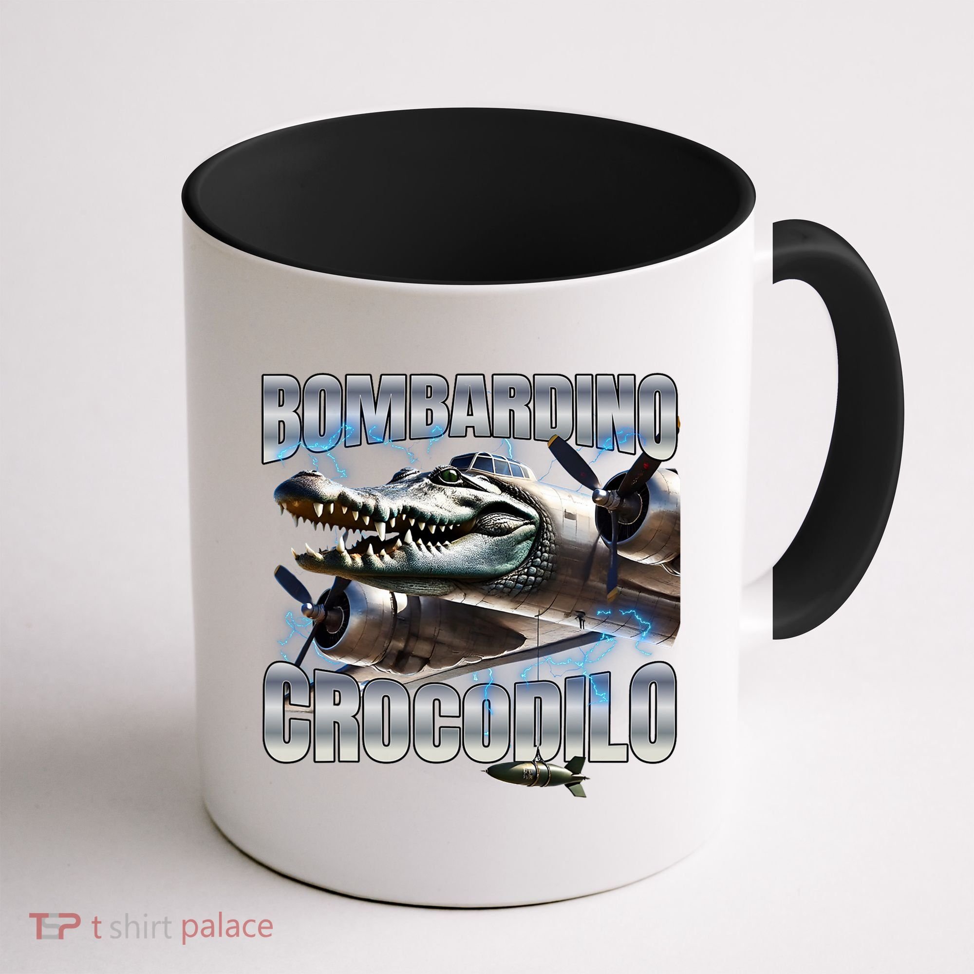 Italian Brainrot Bombardino Crocodilo Coffee Mug