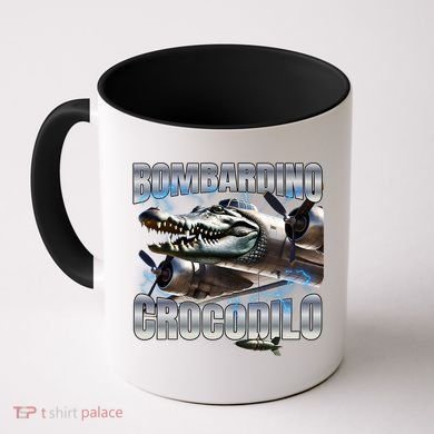 Italian Brainrot Bombardino Crocodilo Coffee Mug