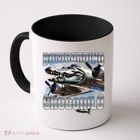 Italian Brainrot Bombardino Crocodilo Coffee Mug thumb 0