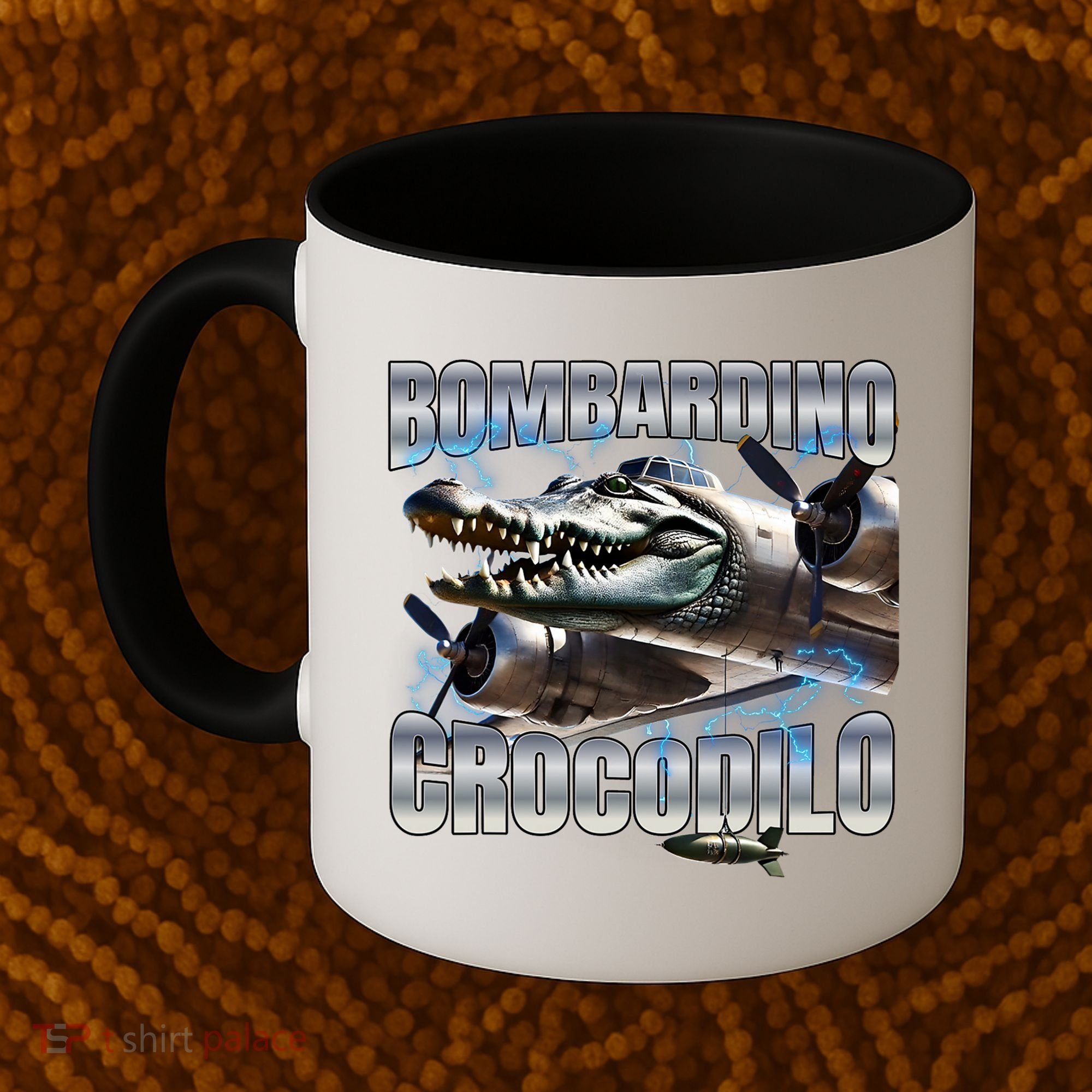 Italian Brainrot Bombardino Crocodilo Coffee Mug