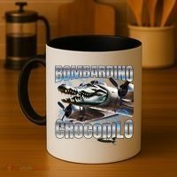 Italian Brainrot Bombardino Crocodilo Coffee Mug thumb 4