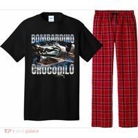 Italian Brainrot Bombardino Crocodilo Pajama Set thumb 0