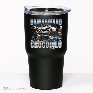 Italian Brainrot Bombardino Crocodilo Tumbler
