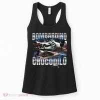 Italian Brainrot Bombardino Crocodilo Women's Tank Top thumb 0