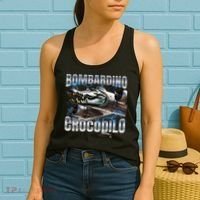 Italian Brainrot Bombardino Crocodilo Women's Tank Top thumb 2