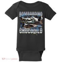 Italian Brainrot Bombardino Crocodilo Baby Bodysuit thumb 0