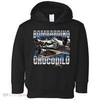 Italian Brainrot Bombardino Crocodilo Toddler Hoodie thumb 0