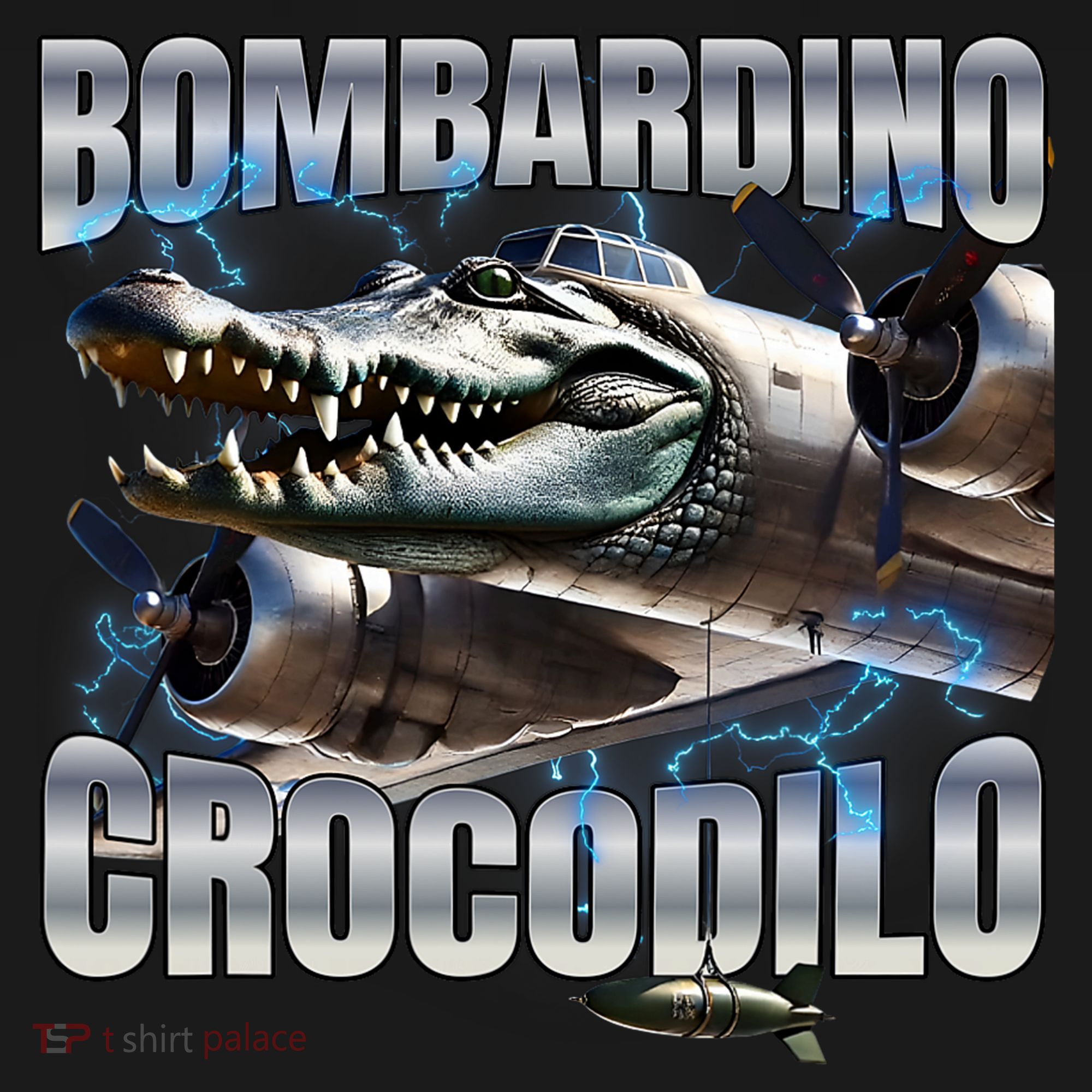 Italian Brainrot Bombardino Crocodilo Tank Top