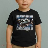 Italian Brainrot Bombardino Crocodilo Toddler T-Shirt thumb 2
