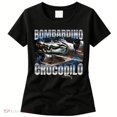 Italian Brainrot Bombardino Crocodilo Women's T-Shirt