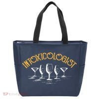 Intoxicologist Bar Bartender Beer Alcohol Mixed Drinks Drunk Tote Bag thumb 0