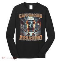 Italian Brainrot Cappuccino Assassino, Funny Cappuccino Meme Long Sleeve Shirt thumb 0