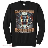 Italian Brainrot Cappuccino Assassino, Funny Cappuccino Meme Sweatshirt thumb 0