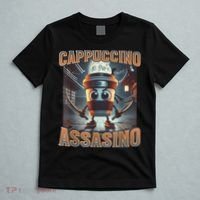 Italian Brainrot Cappuccino Assassino, Funny Cappuccino Meme T-Shirt thumb 5