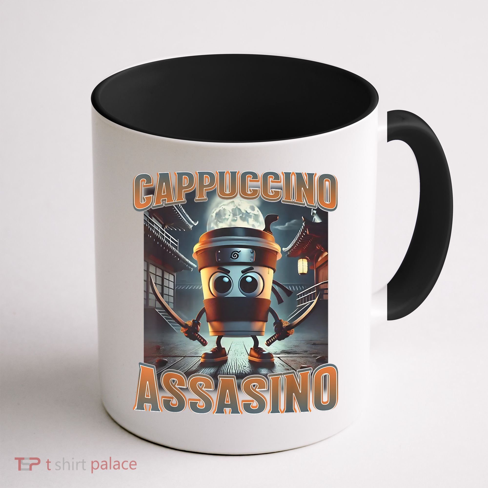 Italian Brainrot Cappuccino Assassino, Funny Cappuccino Meme Coffee Mug