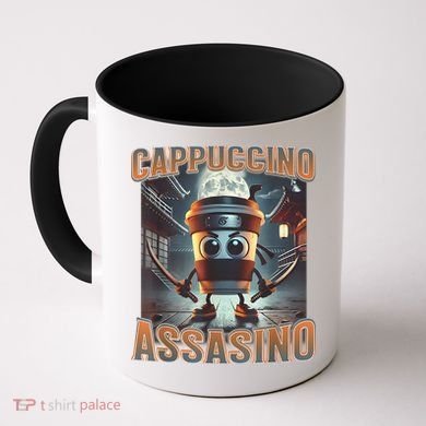 Italian Brainrot Cappuccino Assassino, Funny Cappuccino Meme Coffee Mug