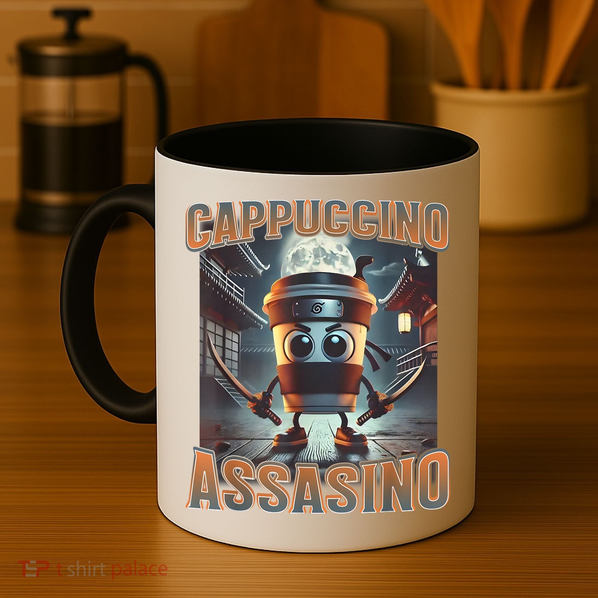 Italian Brainrot Cappuccino Assassino, Funny Cappuccino Meme Coffee Mug