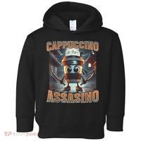 Italian Brainrot Cappuccino Assassino, Funny Cappuccino Meme Toddler Hoodie thumb 0