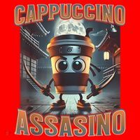 Italian Brainrot Cappuccino Assassino, Funny Cappuccino Meme Santa Hat thumb 1