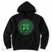Irish Blessing, Celtic Knot & 4Leaf Clover Luck Hoodie thumb 0