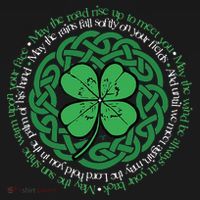 Irish Blessing, Celtic Knot & 4Leaf Clover Luck Pajama Set thumb 2