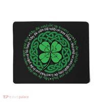 Irish Blessing, Celtic Knot & 4Leaf Clover Luck Mousepad thumb 0