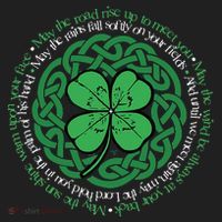 Irish Blessing, Celtic Knot & 4Leaf Clover Luck Hat thumb 2