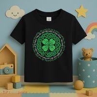 Irish Blessing, Celtic Knot & 4Leaf Clover Luck Toddler T-Shirt thumb 3