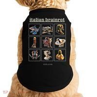 Italian Brainrot Characaters Meme Gen Z Funny Humor Doggie Tank thumb 0